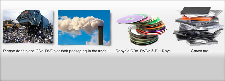 Are CD cases recyclable?